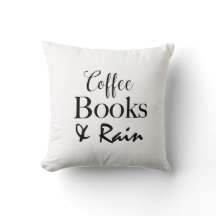 Livres de café et carreau de pluie