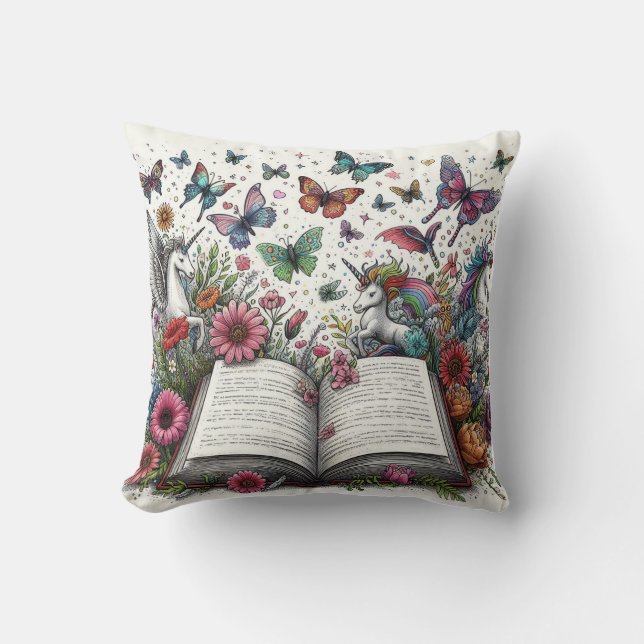 Coussin Livres magiques (Recto)