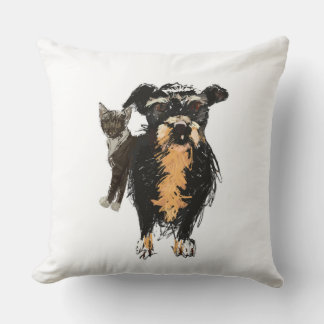 Coussin Lizzie & Kitty