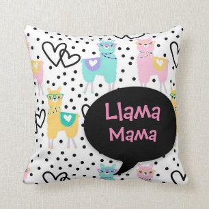 Coussin Llama Mama, Mignonne Coussin, Fête des Mères, Ca