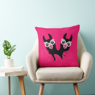 Coussin Llama Sisters