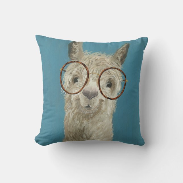Coussin Llama Spécifications - Lunettes rondes (Recto)