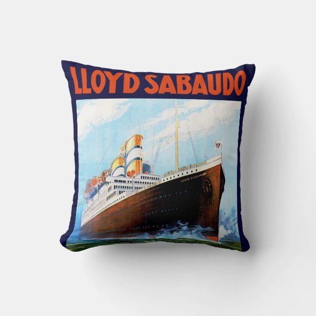 Coussin Lloyd Sabaudo : Conte Biancamano (Recto)