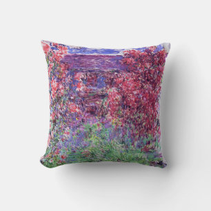 Coussin Logez parmi les beaux-arts de Claude Monet de