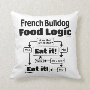 Coussin Logique alimentaire de Buldog en France