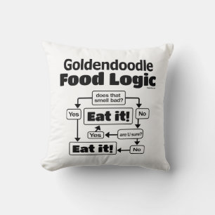 Coussin Logique alimentaire Goldendoodle