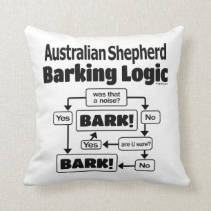 Coussin Logique australienne de berger d'aboiement