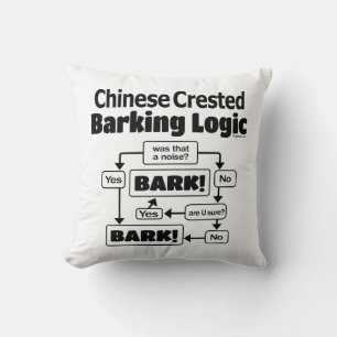 Coussin Logique chinoise de l'écorce