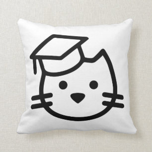 Coussin Logo d'académie de chaton