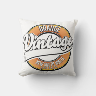 Coussin Logo de Broken Hill australie style vintage. Porte