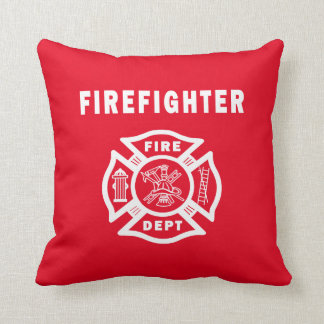 Coussin Logo de département du feu de sapeur-pompier
