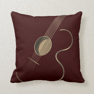 Coussin Logo de guitare acoustique