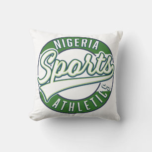Coussin logo de l'athlétisme sportif nigérian