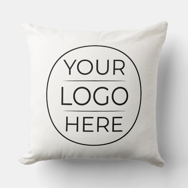 Coussin Logo de marque d'entreprise moderne (Recto)