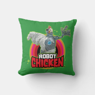 Coussin Logo de Robot Chicken Character