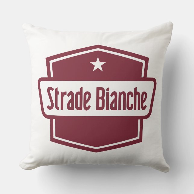 Coussin Logo de Strade Bianche (Recto)