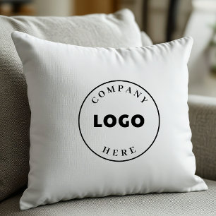 Coussin Logo d'entreprise moderne de marque personnalisée