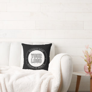 Coussin Logo d'entreprise ou Modèle de texte de conception