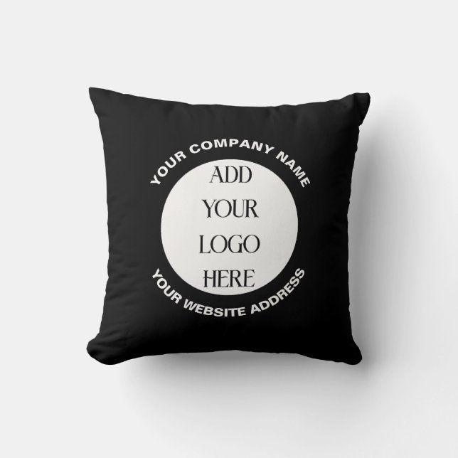 Coussin Logo d'entreprise personnalisé  (Recto)
