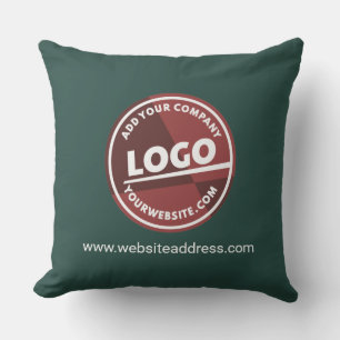 Coussin Logo d'entreprise simple Site Web d'entreprise per