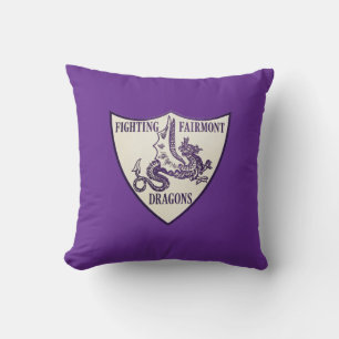 Coussin Logo des Dragons de Fighting Fairmont de Kettering