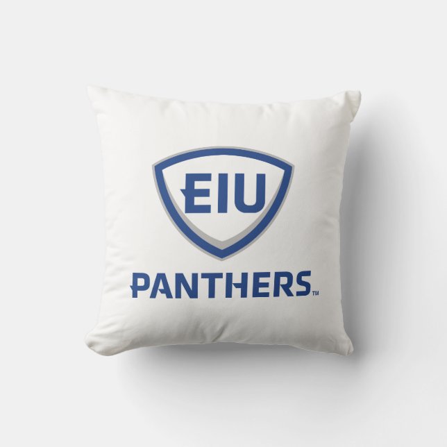 Coussin Logo Eastern Illinois Panthers Shield & Wordmark (Recto)