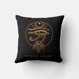 Coussin Logo égyptien inspiré des pharaons – Style ancien 