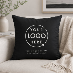 Coussin Logo Entreprise Société d'entreprise Minimaliste