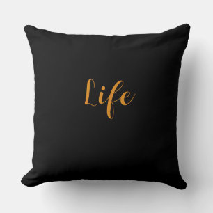 Coussin Logo Life Noir