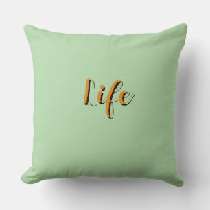 Coussin Logo Life Vert Clair
