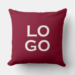 Coussin Logo personnalisé d'entreprise ou d'entreprise sur