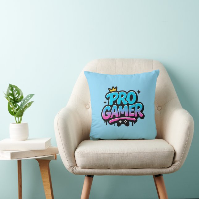 Coussin Logo PRO GAMER Graffiti (Chaise)