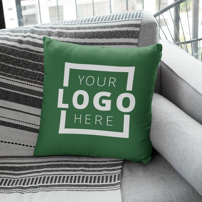 Coussin Logo promotionnel personnalisé de l'entreprise (Créateur téléchargé)