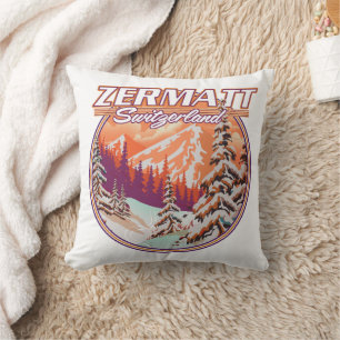 Coussin Logo suisse de Zermatt