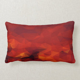 Coussin lombaire abstrait du feu