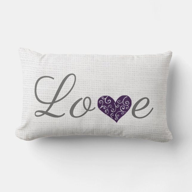 Coussin lombaire d'amour et de coeur (Recto)
