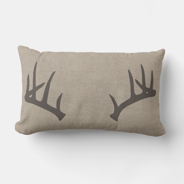 Coussin lombaire d'andouillers de cerf de Virginie (Recto)