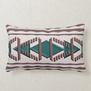 Coussin lombaire de jet de coton de tapisserie de