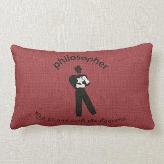 Coussin lombaire de philosophe vintage