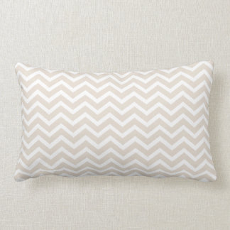 Coussin lombaire de toile de Chevron