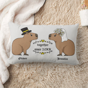 Coussin lombaire du couple Capybara