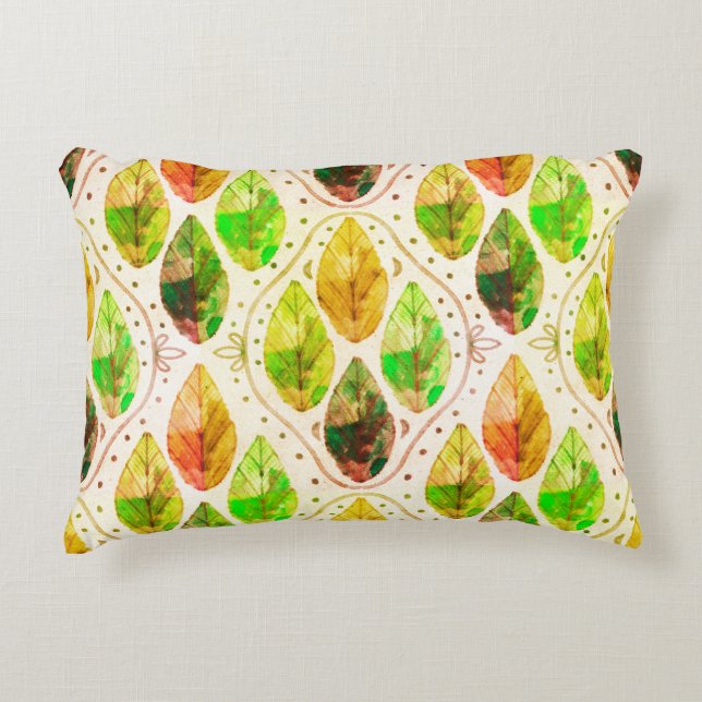Coussin Lombaire Feuille d'Automne (Devant)
