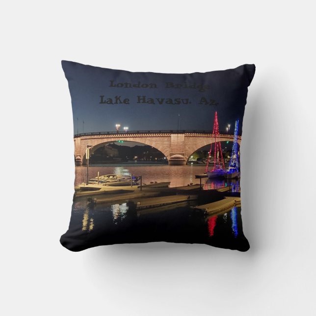 Coussin London Bridge Lake Havasu (Recto)