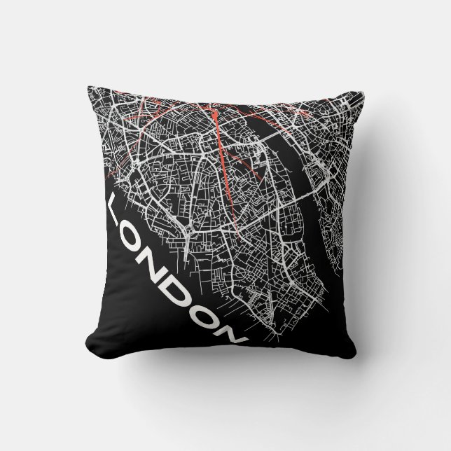 Coussin London Design Pillow (Recto)