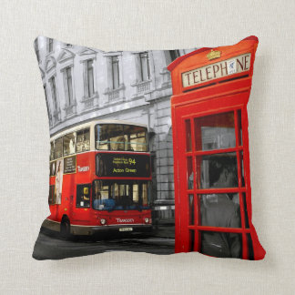 Coussin Londres avec un contact de couleur