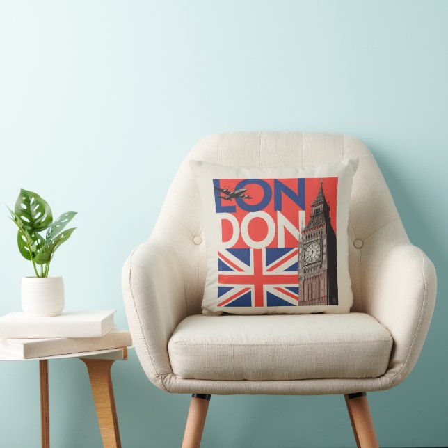 Coussin Londres Big Ben | Angleterre (Chaise)
