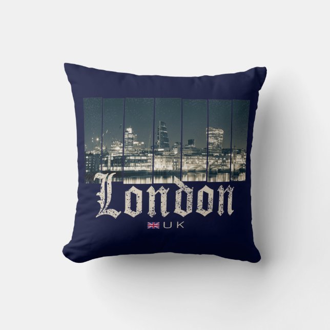 Coussin Londres Royaume-Uni Skyline Royaume-Uni Angleterre (Recto)