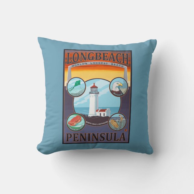 Coussin Long Beach, WashingtonTravel (Recto)