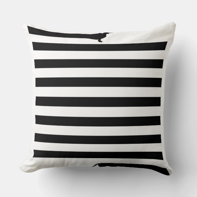 Coussin Long Dachshund Dog | Funny Dachshund Gift (Recto)