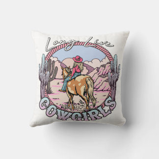Coussin Longue Vie Des Filles À Lancer L'Oreiller